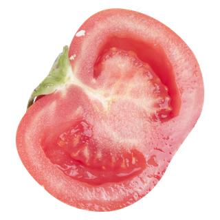 红色切开的西红柿