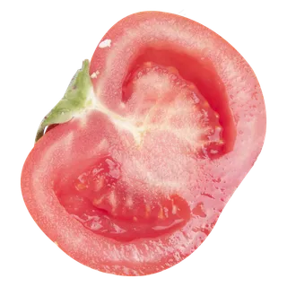 红色切开的西红柿