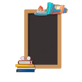 书本教师节边框