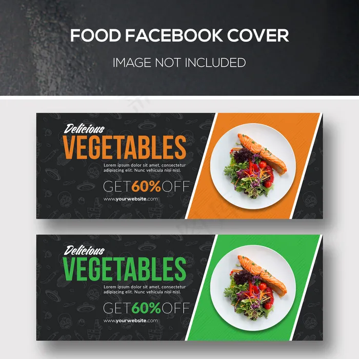 美食facebook封面psd模版下载