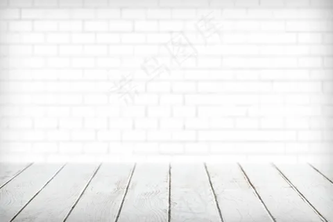 白色木板与白色砖墙产品 白色木板与白色砖墙产品