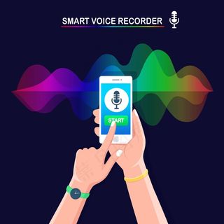 来自均衡器的音频梯度波。