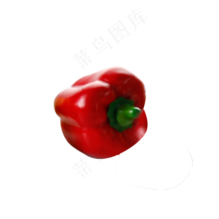 红色圆弧菜椒食物元素(2000X2000(DPI:300))psd模版下载