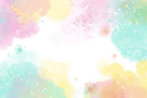 水彩背景彩色设计