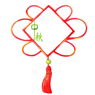 中国结中秋节边框