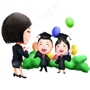教师节毕业季人物