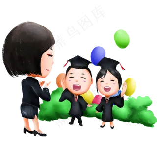 教师节毕业季人物