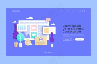 网上购买家庭3d概念登录页