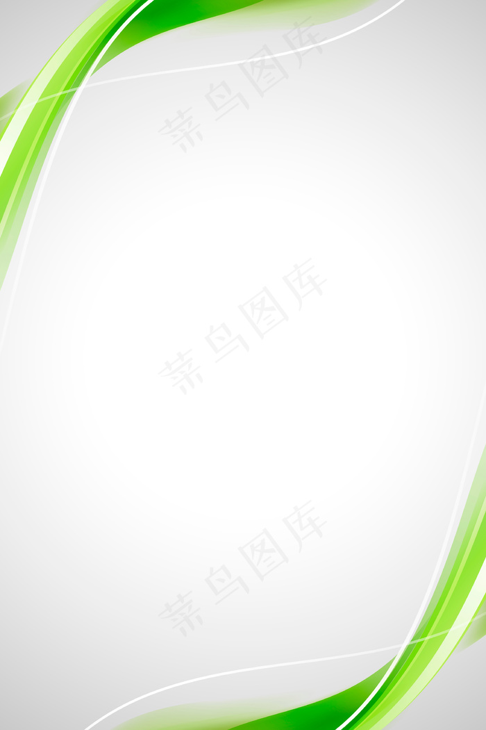 绿色曲线抽象背景eps,ai矢量模版下载