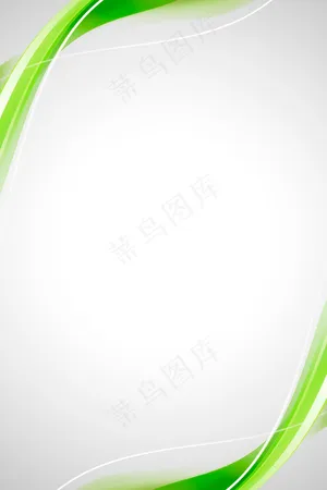 绿色曲线抽象背景