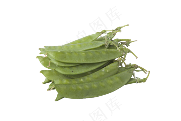 一把新鲜的豆荚png素材
