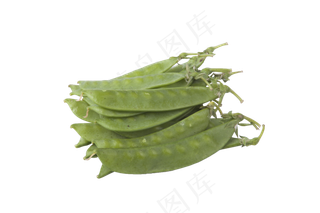 一把新鲜的豆荚png素材