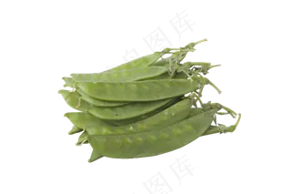 一把新鲜的豆荚png素材