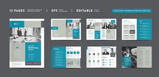 公司业务项目建议书设计|年度报告及公司宣传册|手册及目录设计