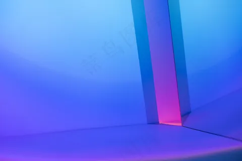 带有灯光日落投影灯的美学背景 带有灯光日落投影灯的美学背景