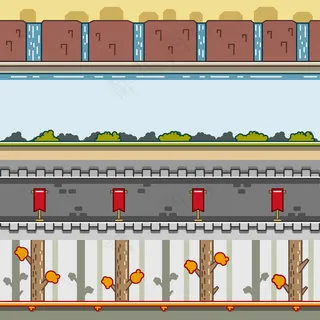 视频游戏的视差背景