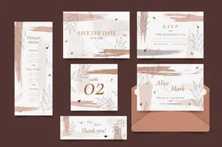 优雅婚礼模板集