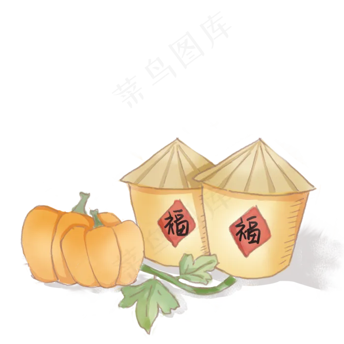 秋天丰收谷仓粮食免扣(2000X2000(DPI:300))psd模版下载