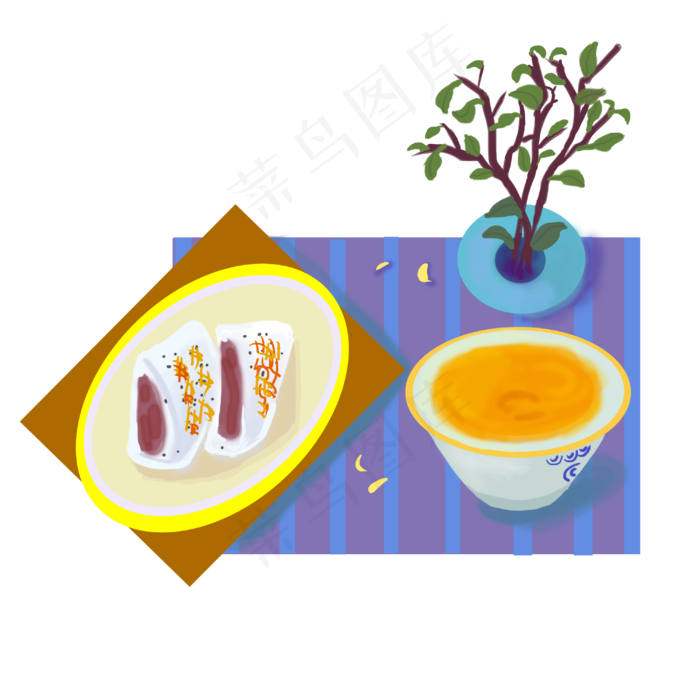 重阳节菊花酒重阳糕(3000X3000(DPI:300))psd模版下载