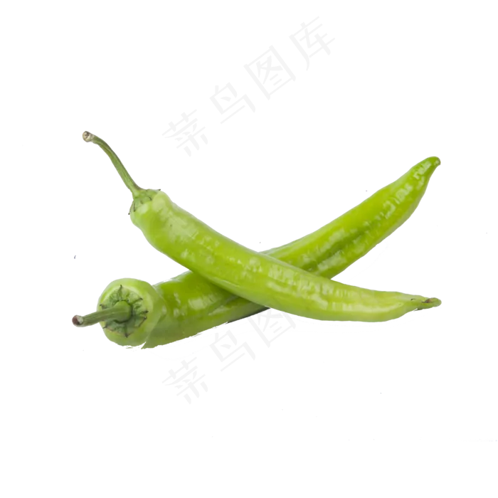 两根随意摆放的青辣椒(2000X2000(DPI:300))psd模版下载