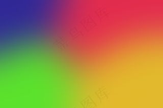 模糊渐变抽象背景与生动的原色