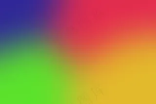 模糊渐变抽象背景与生动的原色