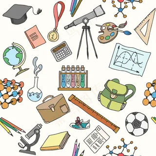 回到学校素描无缝模式 回到学校素描无缝模式