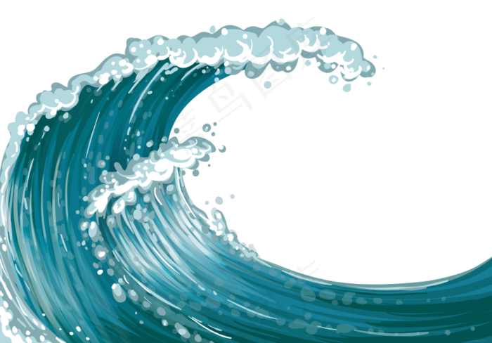 PNG 波浪 浪花 水 海洋