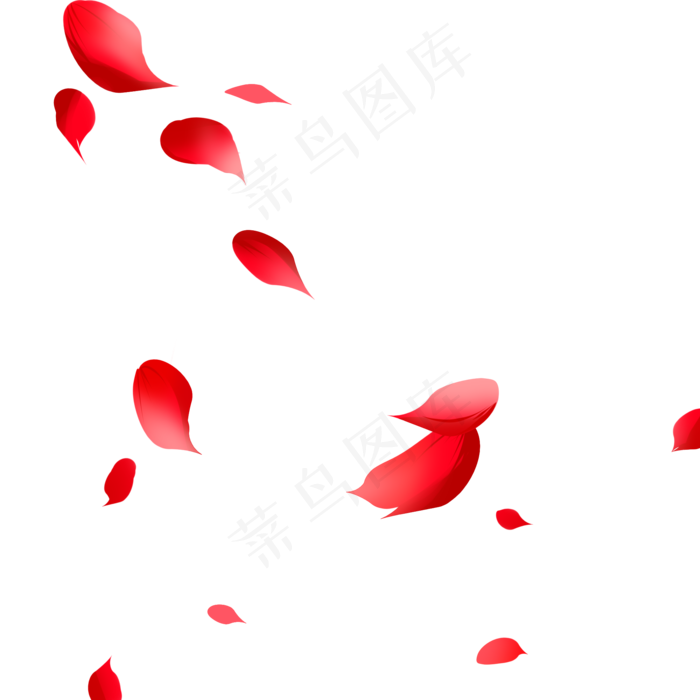 七夕情人节花瓣