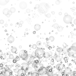 鹅毛大雪边框素材