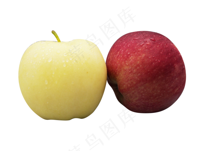 黄苹果和红苹果