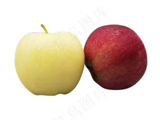 黄苹果和红苹果