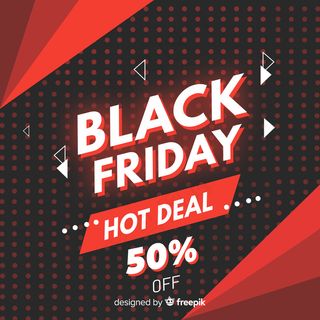 平面设计黑色星期五热卖横幅banner