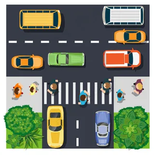 上面的俯视图是一张地图