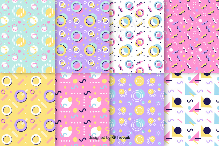 孟菲斯多彩图案系列