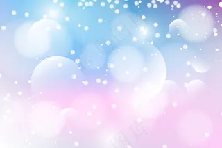 带模糊圆的Bokeh效应背景