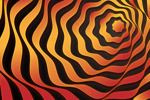 迷幻性视错觉背景