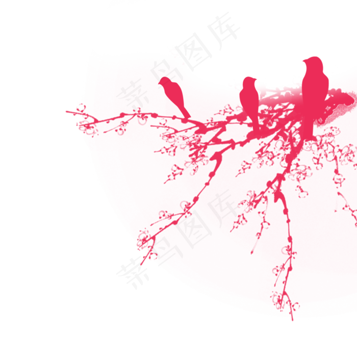 喜鹊(2000X2000(DPI:300))psd模版下载