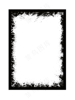 黑笔刷边框 黑笔刷边框