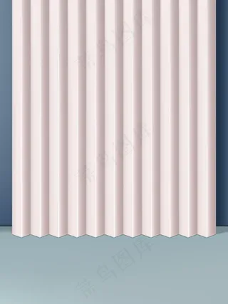 最小几何形状工作室拍摄背景。粉色和灰色