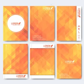 手册、宣传单,DM传单、封面杂志的现代模板