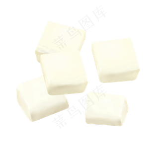 糖果实物奶糖奶块小方块方糖