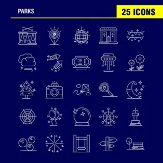公园线图标 公园线图标