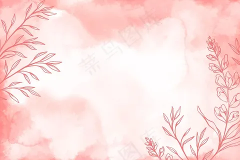 粉彩手绘元素背景 粉彩手绘元素背景