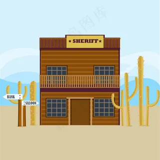 西部警长住宅立面模板