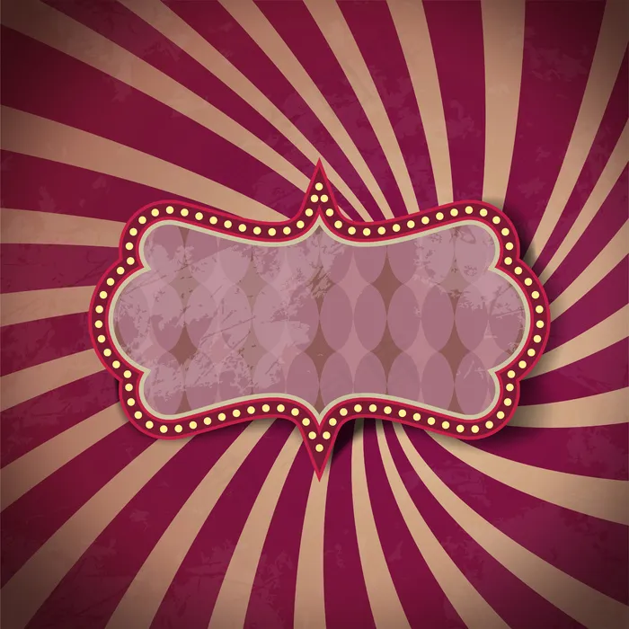 背景为灯泡的红色框架eps,ai矢量模版下载