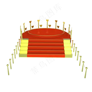 电商展台小舞台