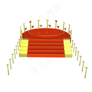 电商展台小舞台