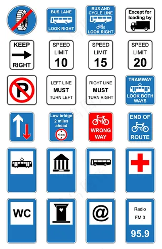 安全施工警示标示