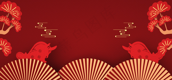 春节banner背景